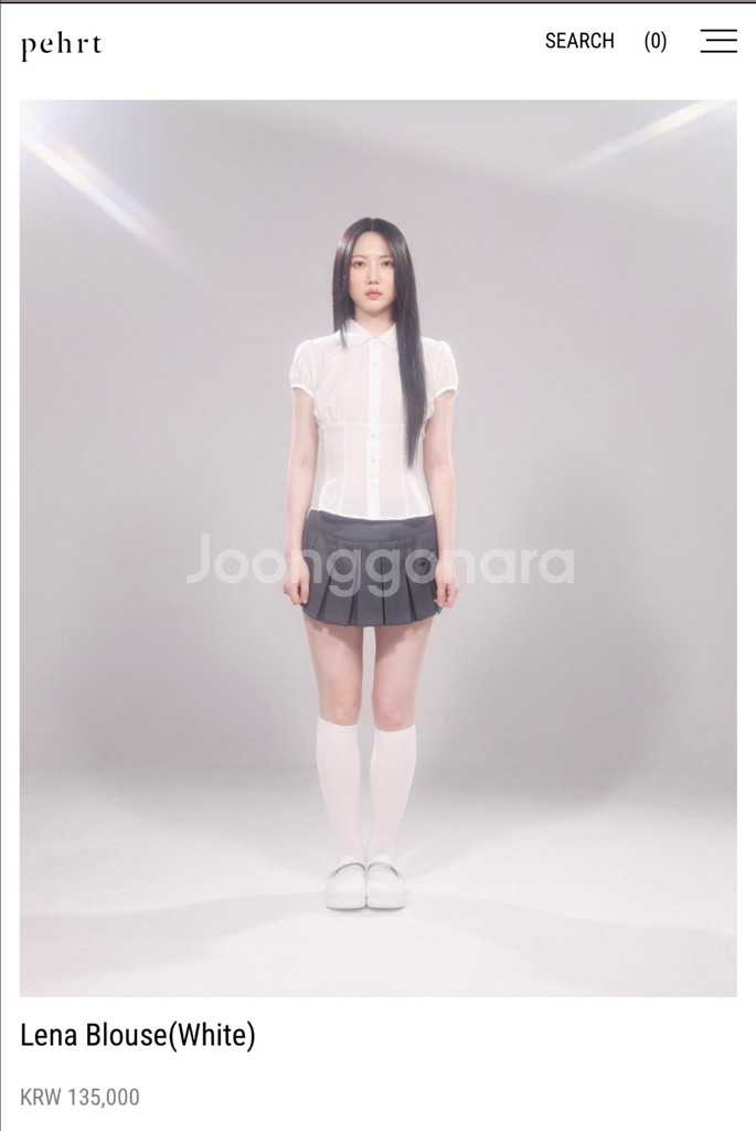 페르트 레나 블라우스 화이트 M--1