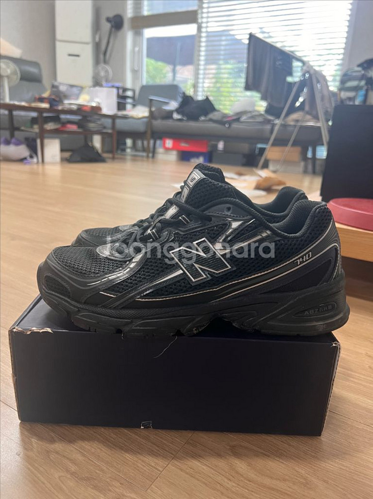 뉴발란스 740 블랙실버 285--3