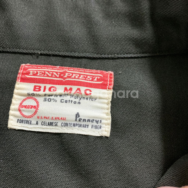 95) Big mac 빅맥 60~70s 워크셔츠--2