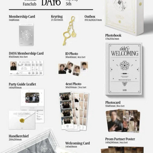 데이식스 마이데이 공식5기 키트 미개봉 (카드포함)