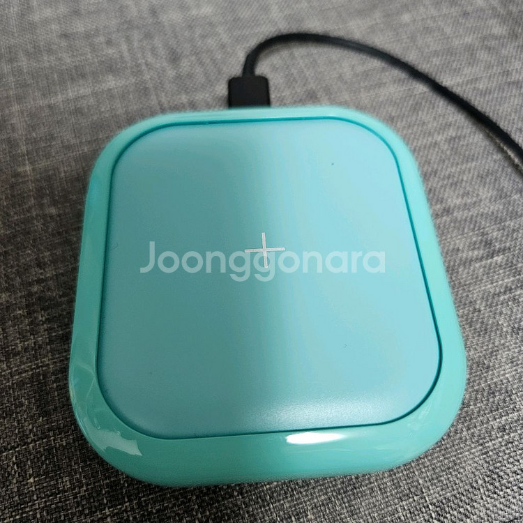 미포우 파워큐브 무선충전 보조배터리 민트--0
