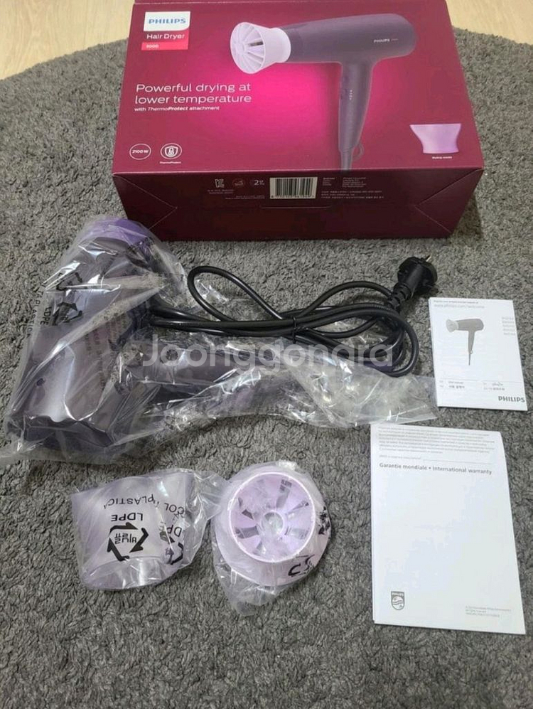 필립스 헤어 드라이기 BHD340 (새상품)--1