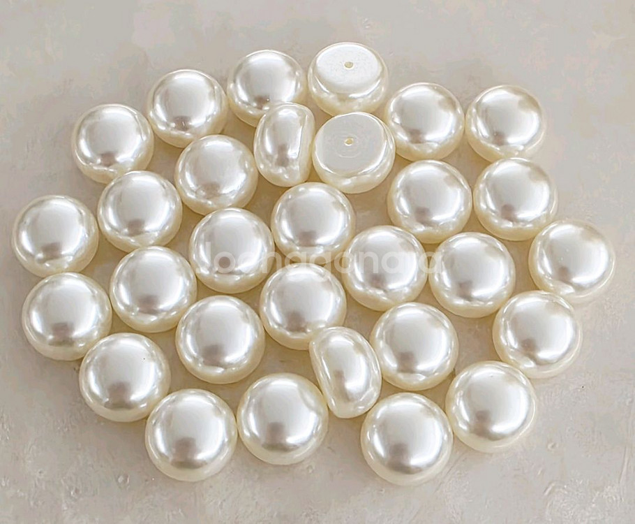 빵진주 크림 14mm 30개 일괄--0