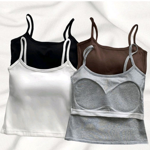 흰색 캡내장 나시(택배비X)