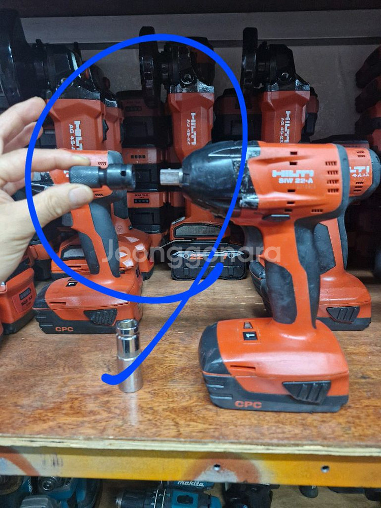 [HILTI]힐티충전임팩렌치SIW22 A 속도조절--8