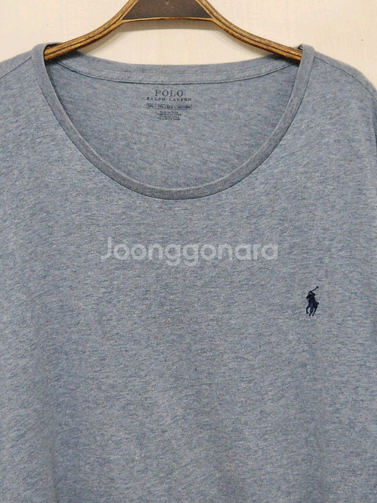 (3XL) 랄프로렌 폴로 반팔티 빅사이즈 로고 면티셔츠--1