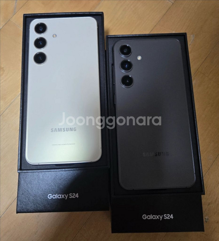 갤럭시S24 256G 개봉새제품(블랙,크림)--0