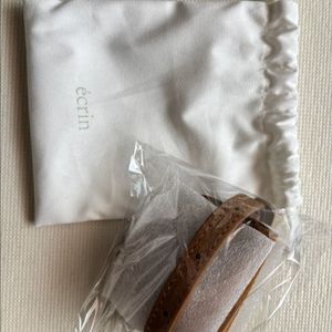 에크린 코인백 브라운