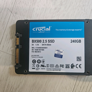ssd 마이크론 Crucial BX500