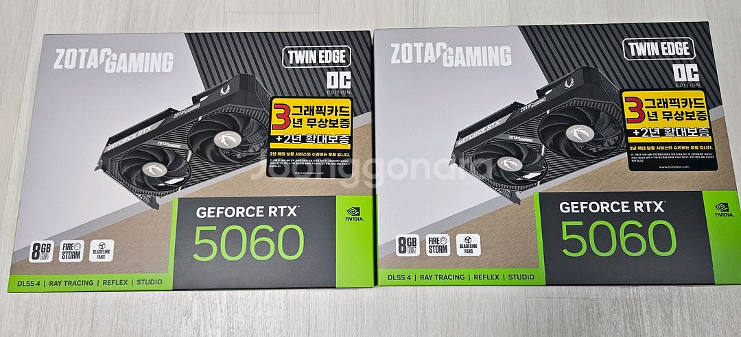 ZOTAC GAMING 지포스 RTX 5060(미개봉)--0