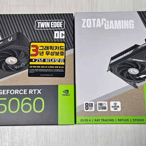 ZOTAC GAMING 지포스 RTX 5060(미개봉)