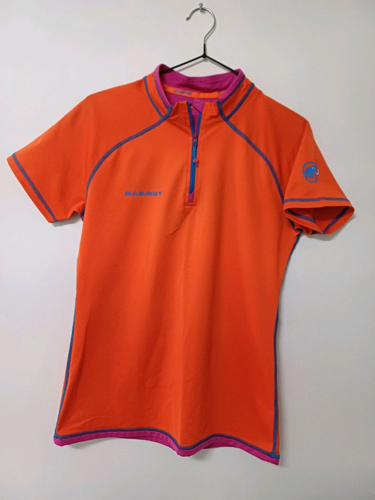 여성 마무트 반팔 등산티셔츠(새상품.사방스판90-95) 이미지