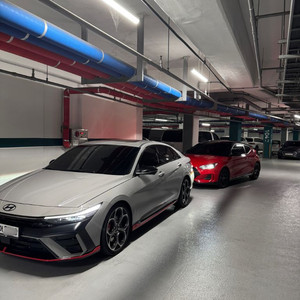 아반떼n 순정19인치 휠타이어