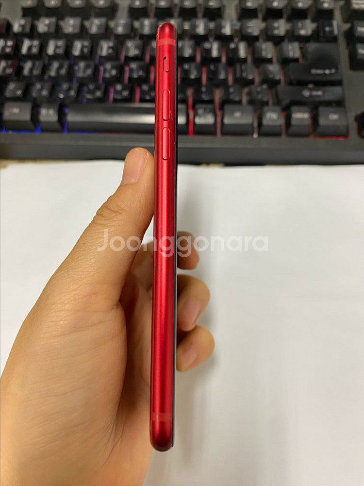 아이폰SE3 레드 AA급 64GB 무잔상 자녀폰--4