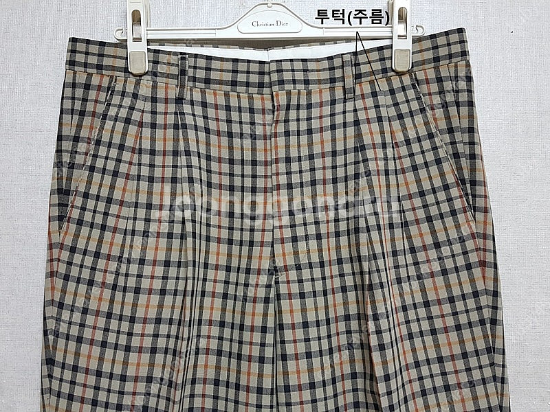 HONOUR 와이드 남성 여름 정장바지 32-33--1