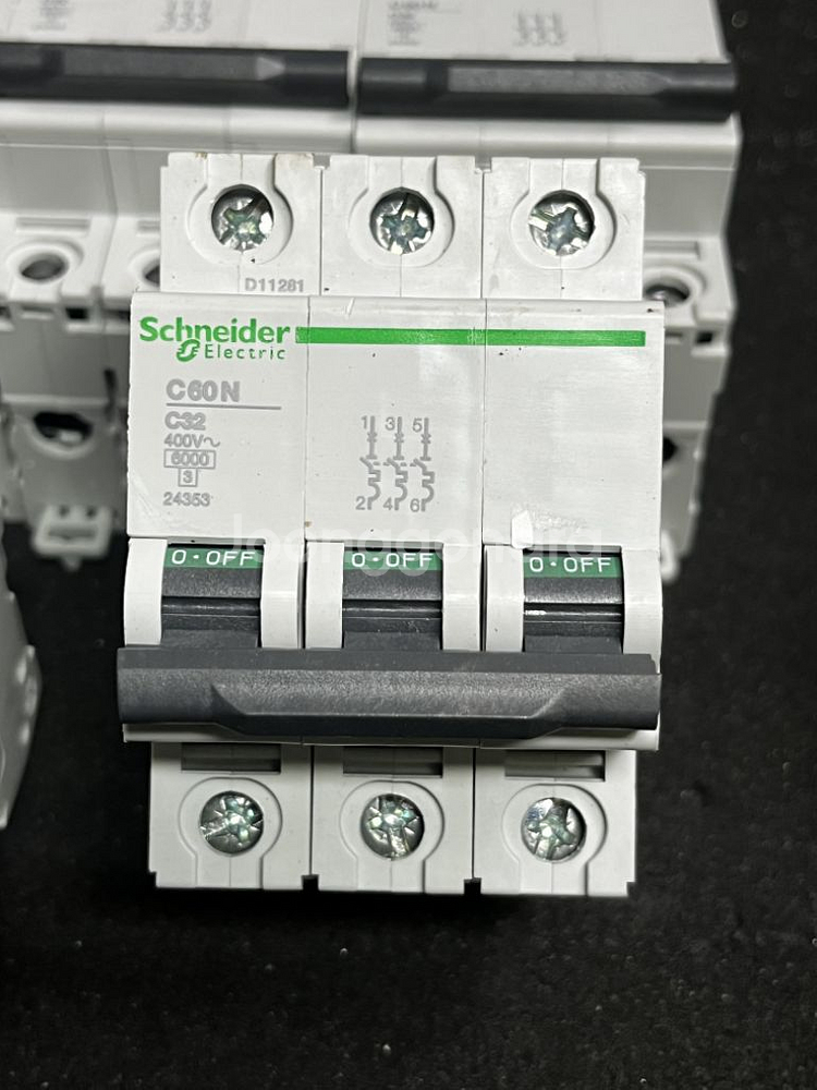 Schneider C60N 3P 배선차단기 5개--2