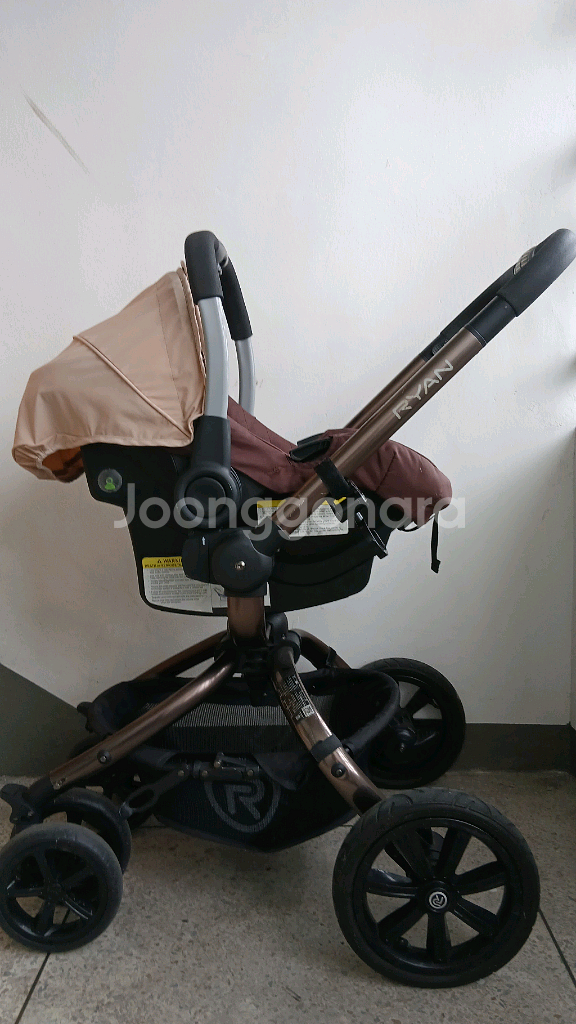 0최고급 명품 럭셔리 디럭스 유모차 리안 스핀 카라멜--7