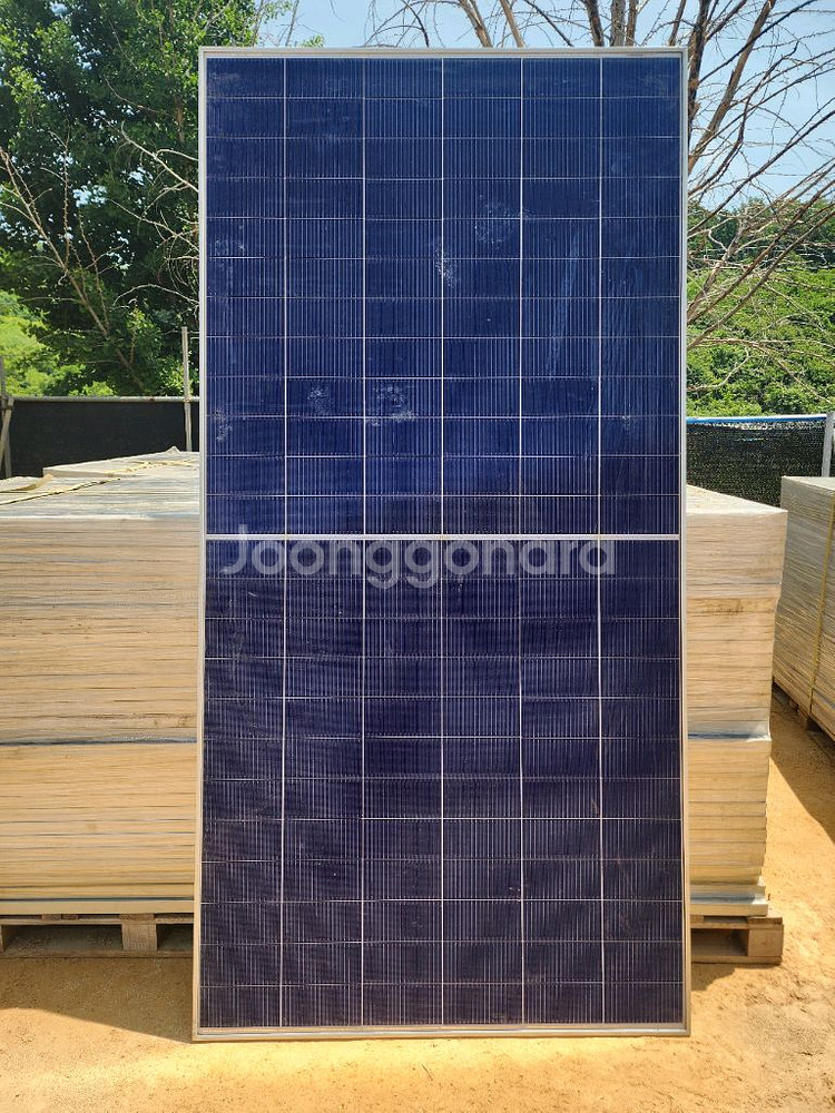 태양광패널 현대중공업580w (양면 발전형)--0