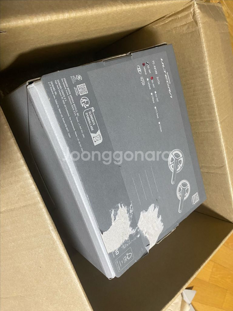 울테그라 크랭크셋 R8100 12s 52-36T 172--2