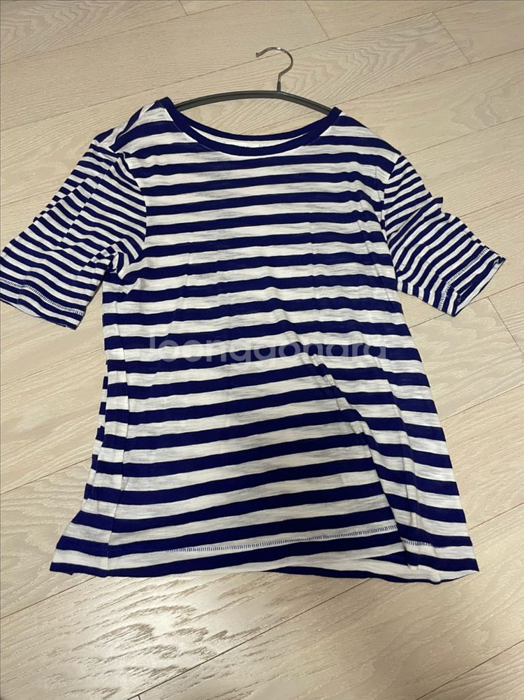 Giordano 지오다노 스트라이프 반팔 티셔츠--0