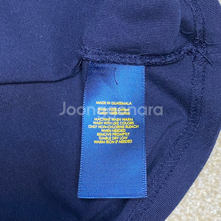 (정품) 폴로 신형 키즈 네이비 반팔 6세 120--4