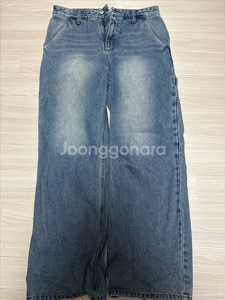 와이드 카펜더 데님팬츠--1