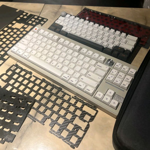 배송) 커스텀 풀알루 qk60 cidoo v87 키보드