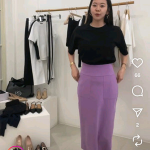 낸시렐라 낸시팽스 스커트 라일락