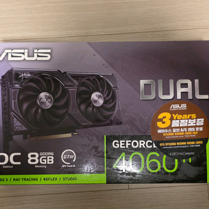 ASUS DUAL 지포스 RTX 4060 Ti 8GB
