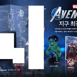 PS4 어벤져스 한정판 피규어 구성품