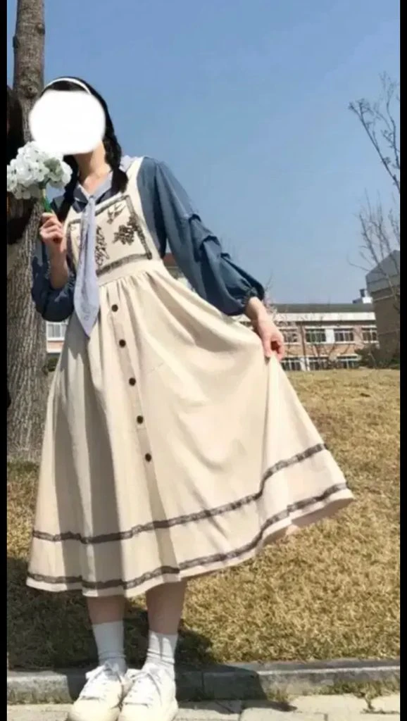 !소품 신발 포함! 알프스소녀 하이디 졸업사진 의상 졸사 대여 이미지