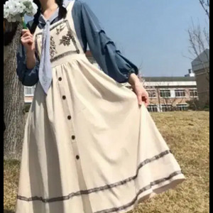 !소품포함! 알프스소녀 하이디 졸업사진 의상 졸사 대여