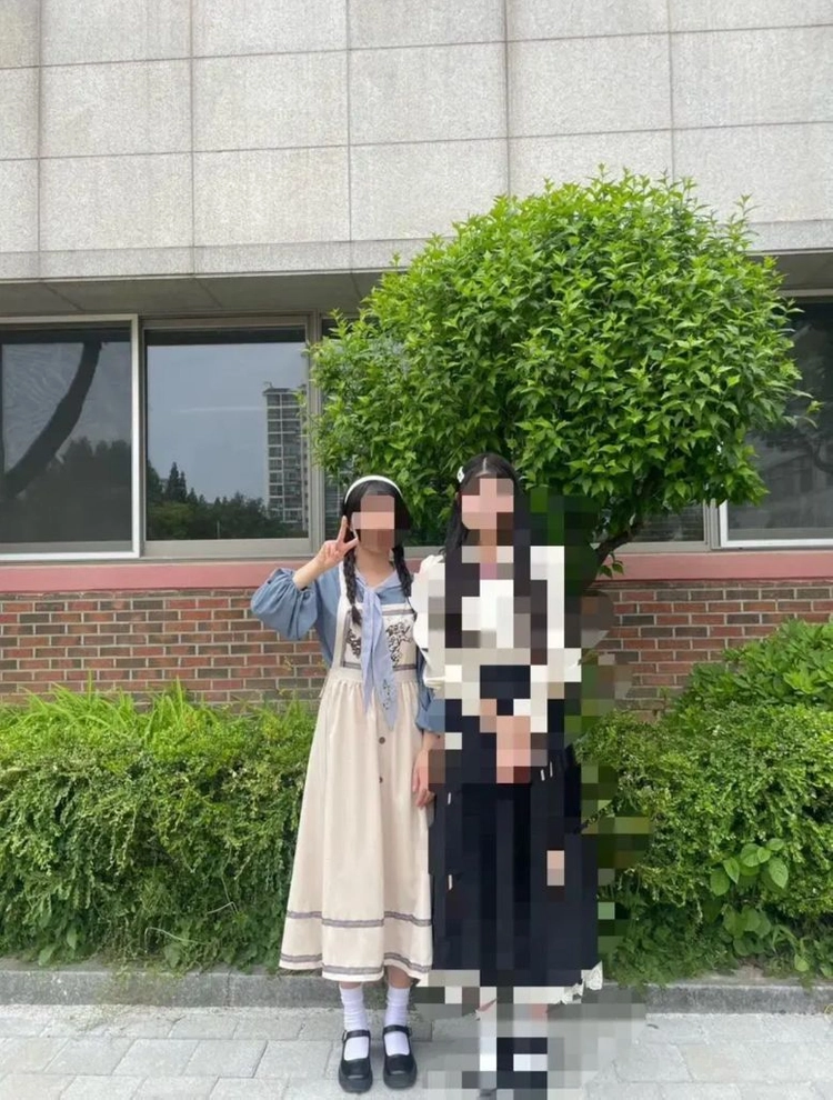 !소품 신발 포함! 알프스소녀 하이디 졸업사진 의상 졸사 대여 이미지