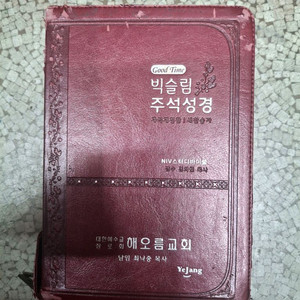 [큰성경]예장 빅슬림 주석성경+찬송가 합본