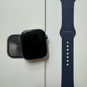 애플워치10티타늄 내추럴 46mm 애플케어+27.3