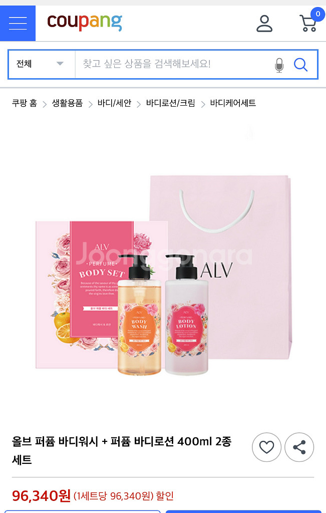올브 퍼퓸 바디워시 + 퍼퓸 바디로션 400ml 2종셋--0