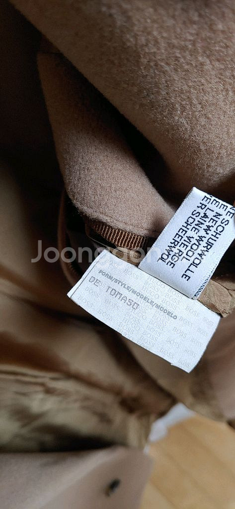 정품)휴고보스 라나 버진울 코트(105)--9