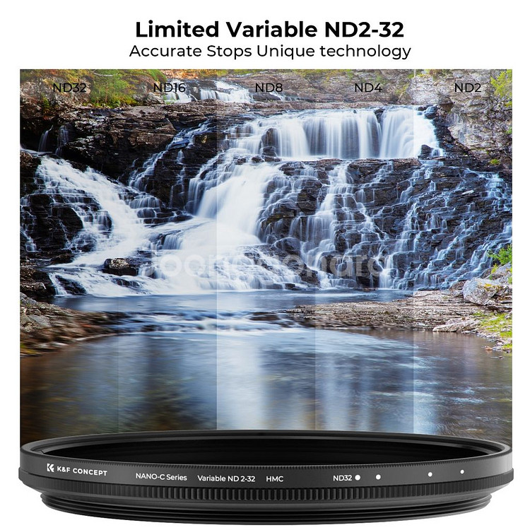 K&F 62mm NANO-C 가변 ND2-32 필터--4
