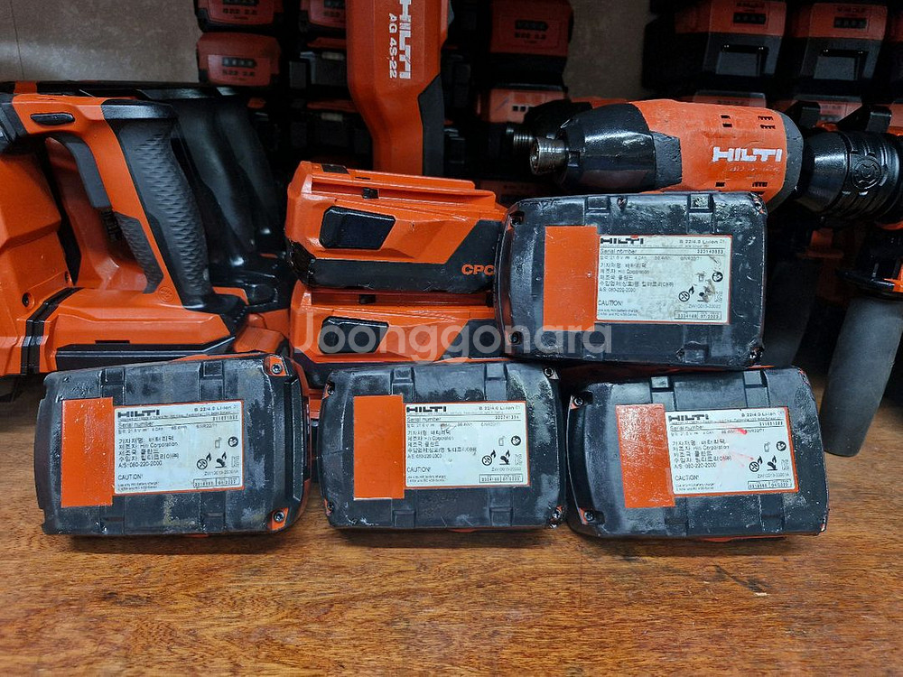 [HILTI]힐티배터리B22 4.0AH 신형깔끔한중고--8