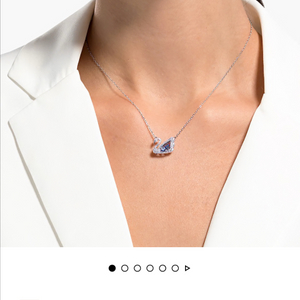 스와로 보스키 백조 스완블루