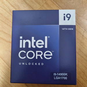 i9 14900k 국내 정품 미개봉