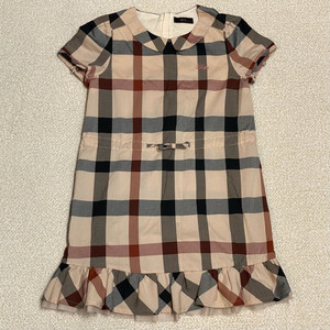 (정품) 닥스 키즈 하운드체크 원피스 130 9Y