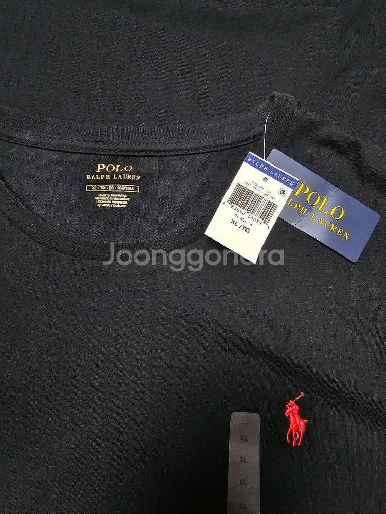 폴로 랄프로렌 블랙반팔 남자 XL (110) 새상품--3