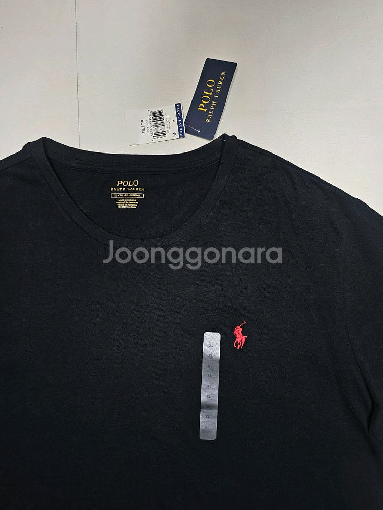 폴로 랄프로렌 블랙반팔 남자 XL (110) 새상품--0