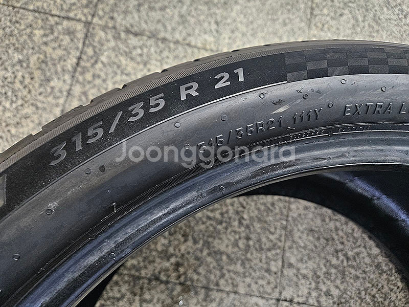 미쉐린 파일럿스포츠4 SUV 315-35-21 런플렛--5