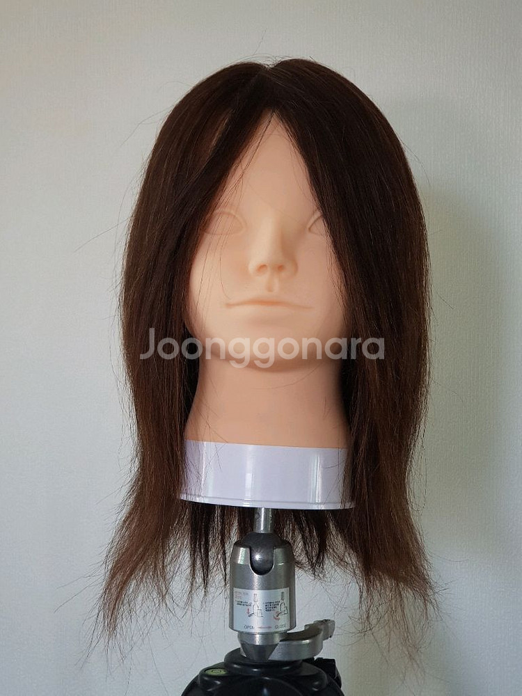 미용사 이용사 인모100% 통가발--0