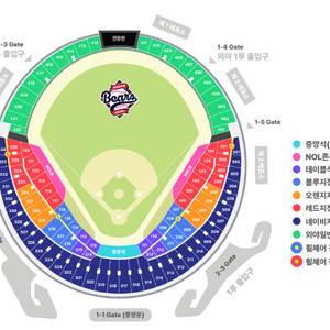 7.23 두산 vs 한화 3루 테이블 112구역 2연석