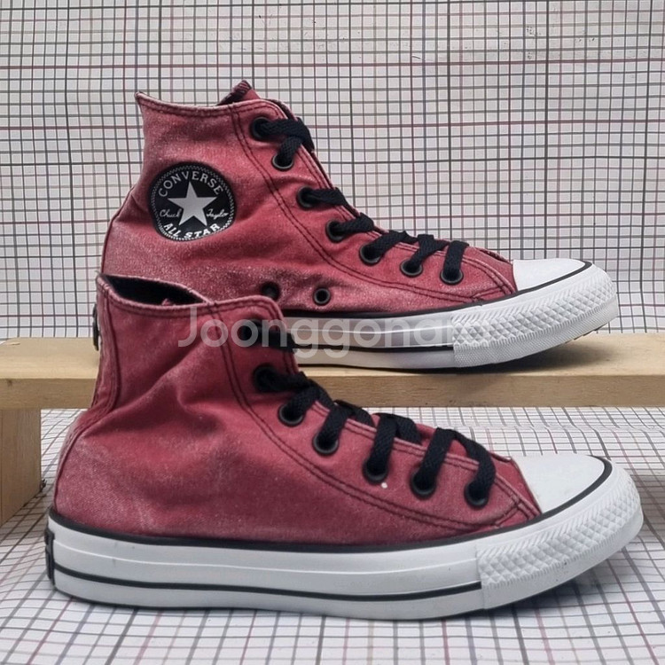 컨버스 척테일러 빈티지 레드 하이탑240--0