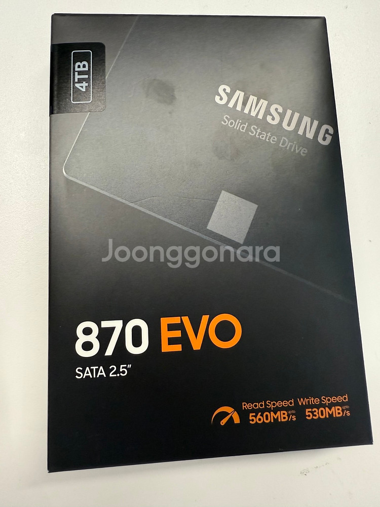 삼성 870 EVO 4TB SSD 새상품--0
