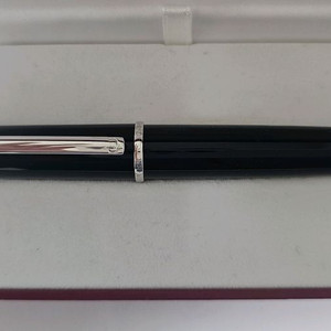 까르띠에 Diabolo 플래티늄 만년필 18k, f닙